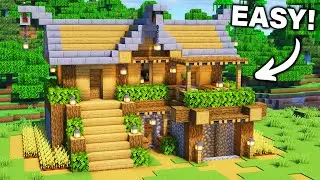⛏️ Minecraft : Survival STARTER House 🏡 [ Build Tutorial for Survival ]