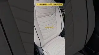 Airbag Friendly Seat Covers for Kia Carens🔥Kia Carens Seat Cover Installation💎Carens Seat Covers