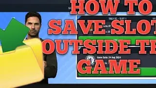How To save data packs outside the game. Soccer manager 2023 tips.