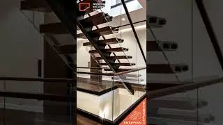 Стеклянные ограждения лестницы. Шикарный вид?