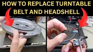 How To Replace Turntable Belt and Headshell Video