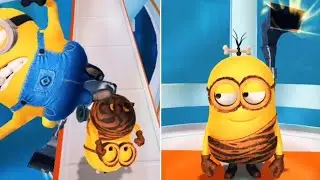 Minion Regatta Event: Cro-Minion Punches Minions While Using Banana Vacuum at Vector's Fortress