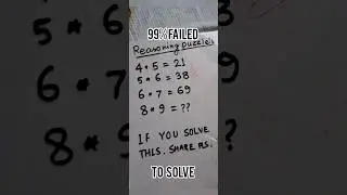 how to solve reasoning puzzle mathematics with pleasure 🙏 ☺️