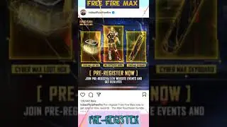 FREE FIRE MAX Pre-registration open 😍🔥Booyah