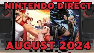 「Nintendo Direct titles coming to Steam Deck - August 2024」