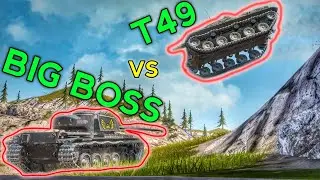 T49 + BigBoss = ??? | WoT Blitz Big Boss Funny Moments w/@leon_blitz7400