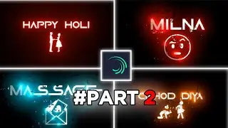 How to make a lyrics text video like brand creations in Alight motion #part2 || Technical Graphic ||