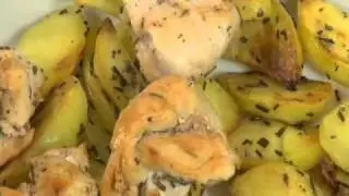 Padellata di pollo con patate