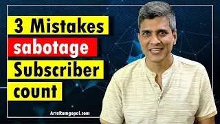 Why Your YouTube Subscriber Count is NOT GROWING Fast [Top 3 Mistakes]