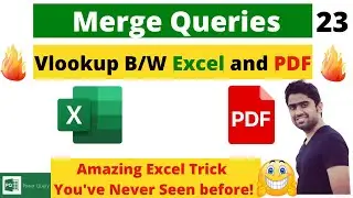 How to Merge Queries from different data sources | Power Query Tutorial 2022