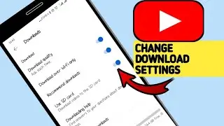 how to change download storage settings to sd card youtube