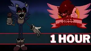 TROJAN - FNF 1 HOUR Songs (VS SONIC.EXE Hell Reborn V1 FNF Mod Music OST Song)
