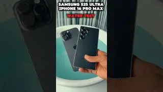 DROPPING iPhone 16 Pro Max & S25 Ultra in WATER – Shocking Result! 🤯