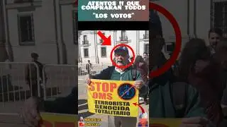 ABUELITO VA A LA MONEDA A PROTESTAR CONTRA EL COMUNISMO 🥺#shorts #politics #comunismo #chile