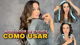 Como usar o modelador de cachos de cetim