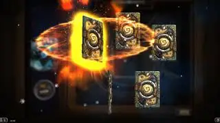 Pack opening with legendary results - Hearthstone: Knights of the Frozen Throne