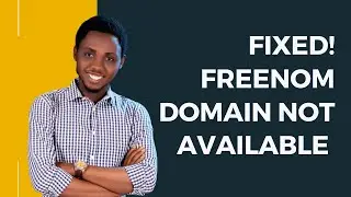 How to Fix Freenom Domain Not Available Problem 2020 (Quick & Easy Trick)