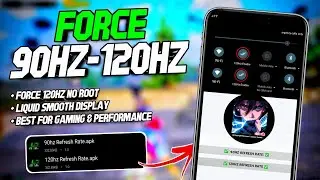 How To Enable 120Hz Refresh Rate + 120FPS Ultra Performance : Smooth UI & Liquid Animation