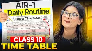 I Scored 99% with this TIMETABLE in CLASS 10🔥 Daily Routine to Score 95%+ 