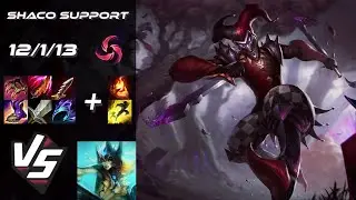 SUPPORT Shaco vs Nami - NA Grandmaster Patch 14.17