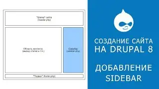 DRUPAL 8 SITEBUILD. Добавляем регион sidebar в тему Drupal 8.