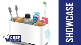Stylish Bamboo Toothbrush Holder: Perfect Bathroom Organizer