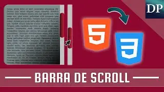 Como hacer una Barra de Scroll personalizado con Html5 y Css3