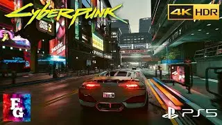 Cyberpunk 2077 (PS5)  - 4K Ray Tracing Gameplay HDR10