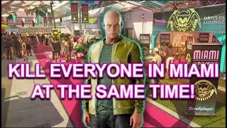 Can I Kill Everyone In Miami At The Same Time? // Hitman Kill Everyone Challenge