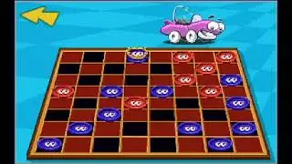 Putt Putt and Fatty Bear's Activity Pack 1994 MS DOS Gameplay   Checkers