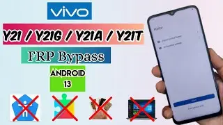 Vivo Y21G / Y21A / Y21 FRP Bypass ANDROID 13 without PC | All Vivo Android 13 FRP Unlock  