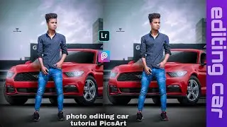 PicsArt car photo editing like pro 2021 tutorial Lightroom khan pictures..