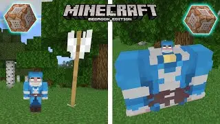 Minecraft Bedrock How to Make Giant Arrows | How to Become a Giant