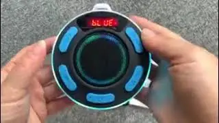 Portable Bluetooth Speaker with LED Display