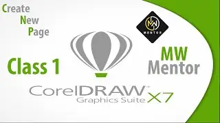 How to Create Corel Draw x7 new page | Corel Draw x7 Class 1