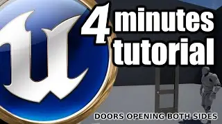 UE 4 Minutes TUTORIAL Open Door opposite direction than character Part 2