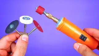 Make Amazing Accessories for Mini Drill with Recycled Materials