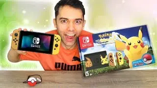 NINTENDO SWITCH UNBOXING / Let's Go Pikachu!