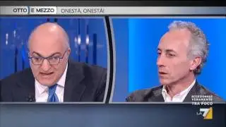Otto e Mezzo ospiti: Travaglio, Giachetti e Sechis 14/04/2016