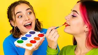 FUNNY WAYS TO SNEAK FOOD EVERYWHERE || Secret Candy and Snacks by 123 GO! GOLD