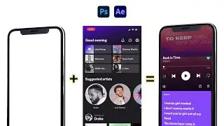 Put an App Teaser Footage Inside a 3D Phone Mockup in After Effects