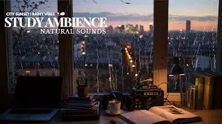 Cozy Up on a RAINY NIGHT with Soothing Desk Ambience!🌙