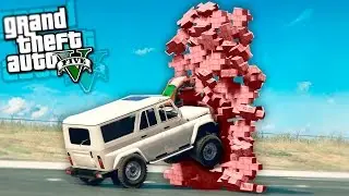 ГТА 5 КРАШ ТЕСТ - УАЗИК ВРЕЗАЛСЯ В СТЕНУ В ГТА 5 - GTA 5 MODS