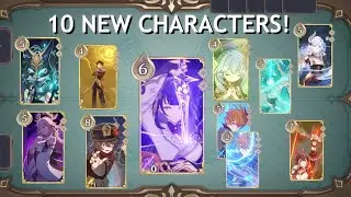 Genshin Impact 3.7 ALL NEW TCG CHARACTERS ELEMENTAL SKILL & BURST ANIMATION