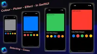 Colour-Picker-Effect(Category-Section point of view)-in SwiftUI