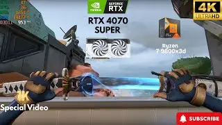 VALORANT - Ryzen 7 9800x3d + RTX 4070 Super - 1080p Comp Settings - FPS Benchmark Test ( HD )