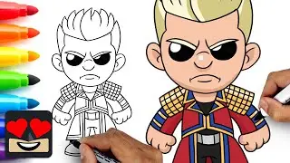 How To Draw Cody Rhodes | WWE