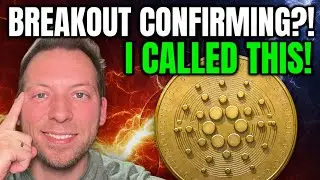 CARDANO ADA - BREAKOUT CONFIRMING?!! I TOLD YOU THIS WOULD HAPPEN!