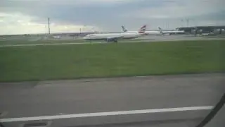 Emirates 002 A380 Takeoff from London