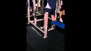 Insane depth box squat